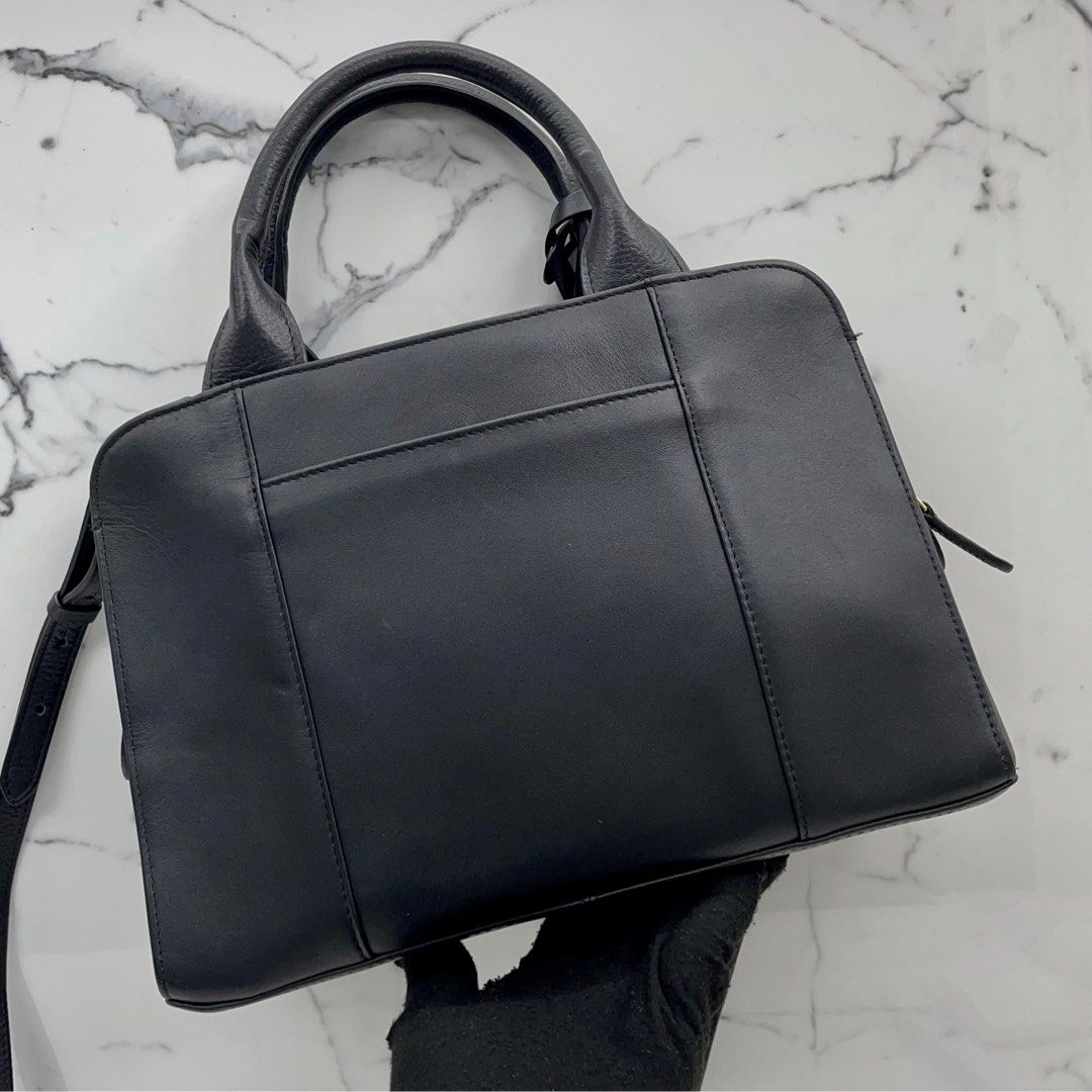 RADLEY BLACK LEATHER 2WAY SHOULDER BAG 237010406