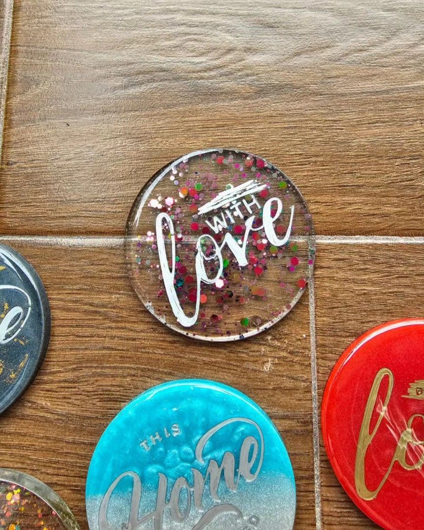 Resin Fridge Magnets and coasters, Hobbies & Toys, Stationery & Craft ...