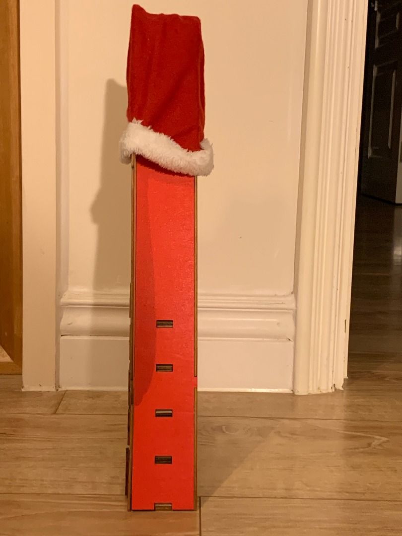 Reusable Wooden Santa Advent Calendar with Pull Out Drawers 興趣及遊戲 玩具