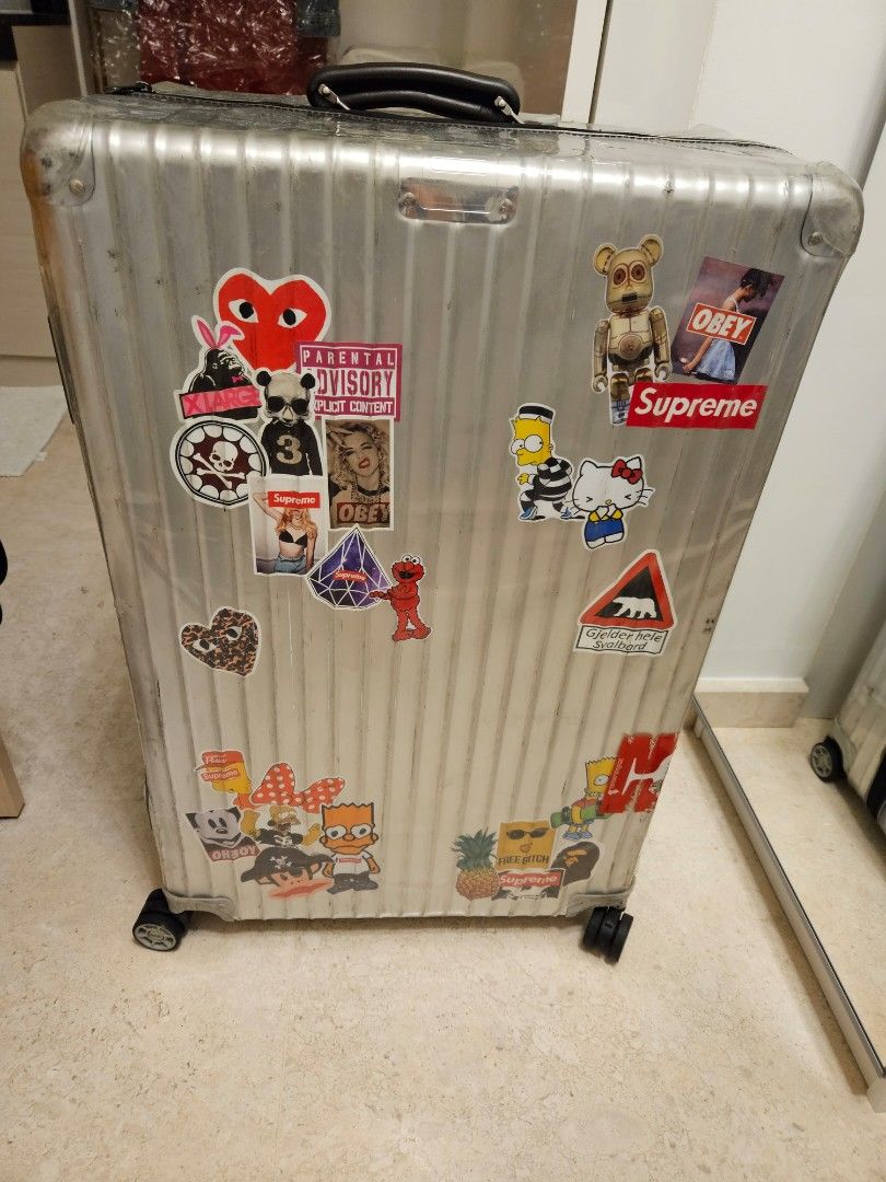 supreme rimowa suitcase, Hobbies & Toys, Travel, Luggage on Carousell