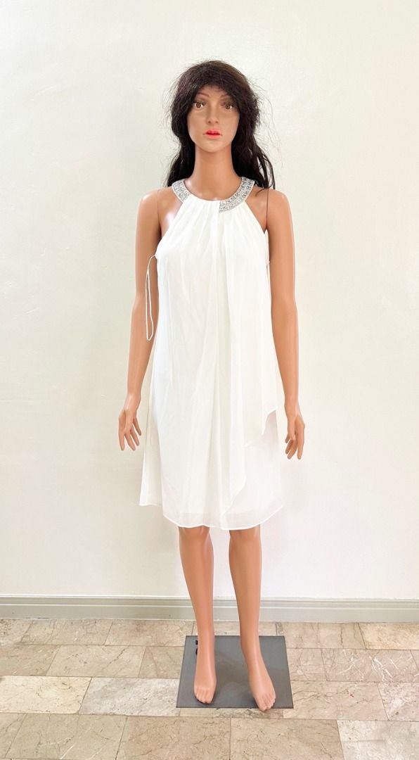 R&m richards white dress hot sale