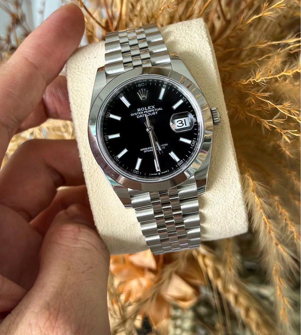 Rolex datejust domed bezel deals