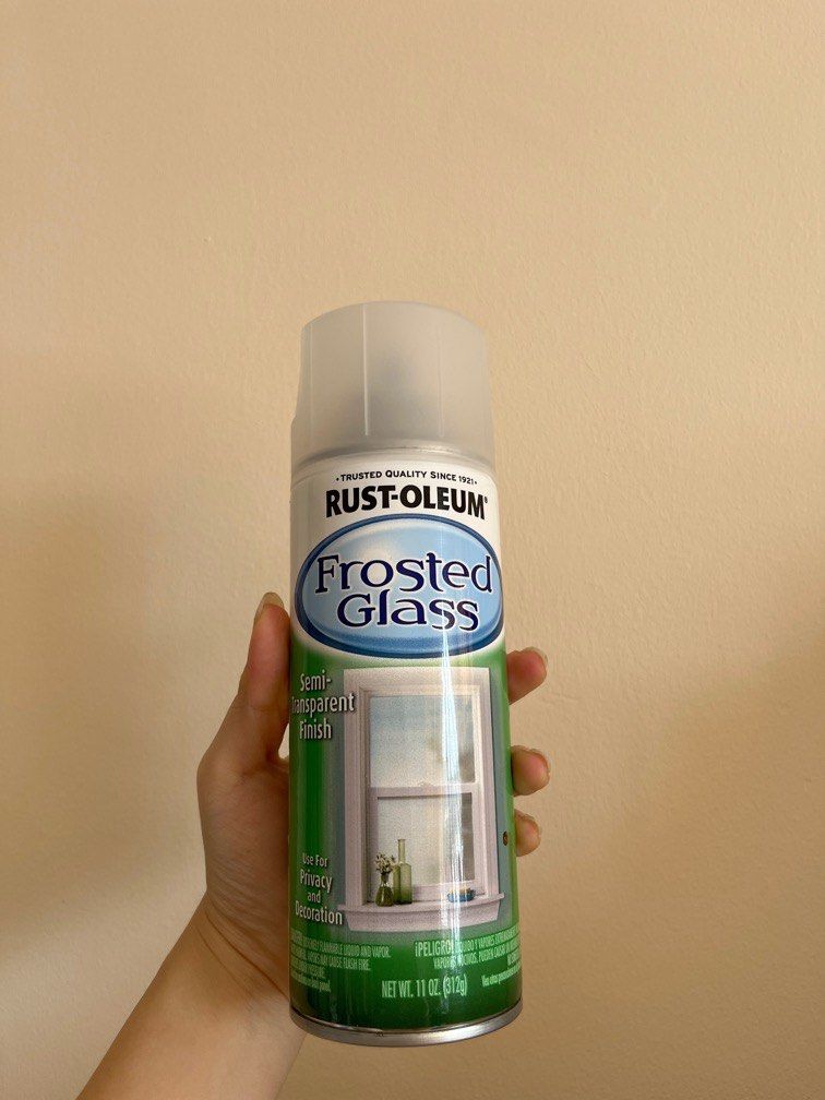 rustoleum / rustoleum frosted glass spray for privacy and decoration