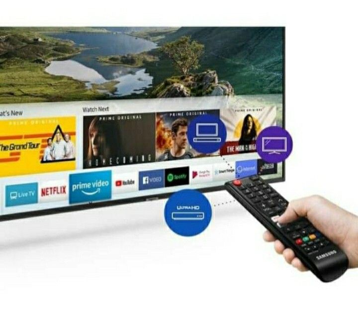 Samsung Crystal LED 43" Smart TV 4K Ultra HD, Bluetooth, Air Play