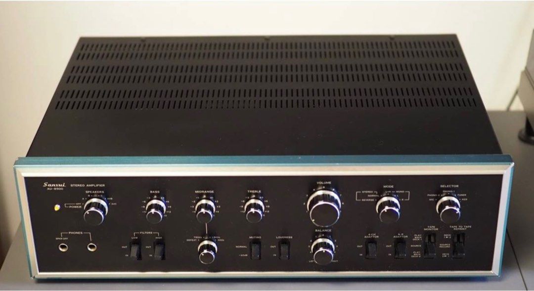SANSUI AU-8500 藍邊, 音響器材, Soundbar、揚聲器、藍牙喇叭、耳擴