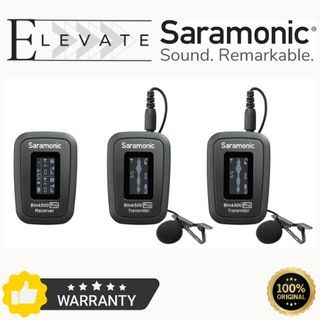 Saramonic Blink500 PRO B2 (TX + TX + Rx) Wireless Microphone System - 1 Year Warranty