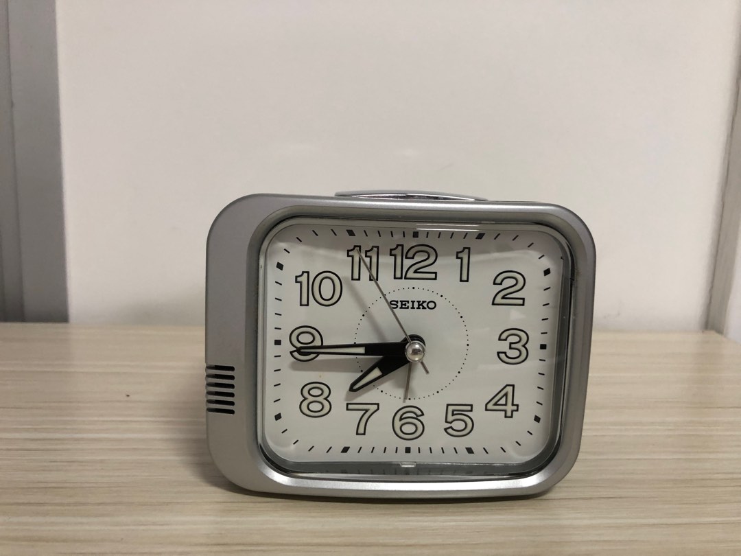 Seiko alarm clock, Furniture & Home Living, Home Decor, Clocks on Carousell