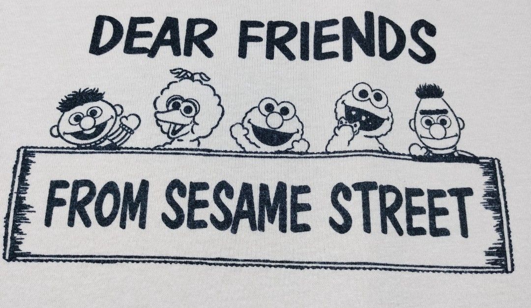 Sesame Street Dear Friends Nude Top on Carousell