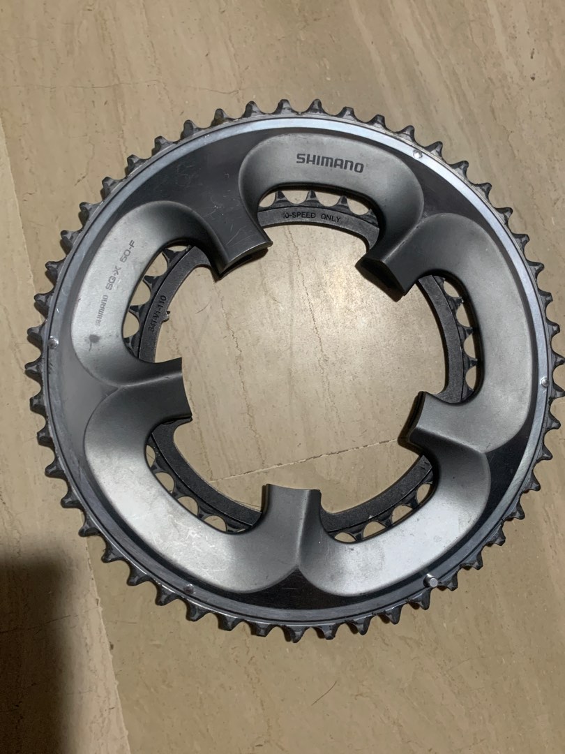 Shimano SG X 50t 34t 10s speed chainring set five bolt Sports