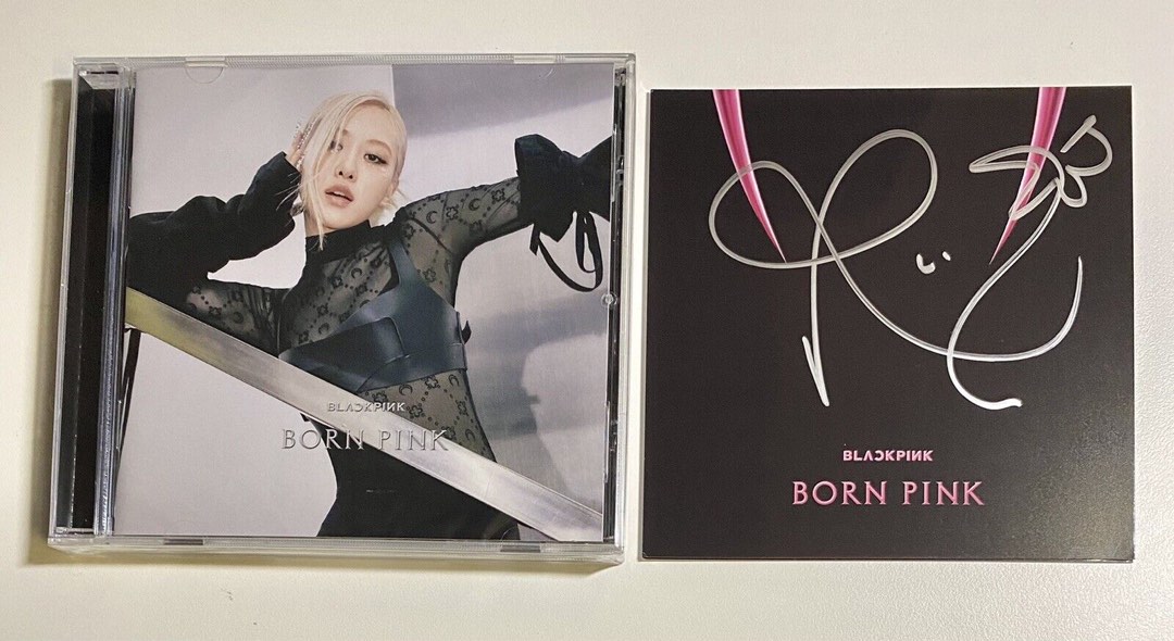 BLACKPINK ROSÉ BORN PINK CD サイン入りカード付き 【公式通販】