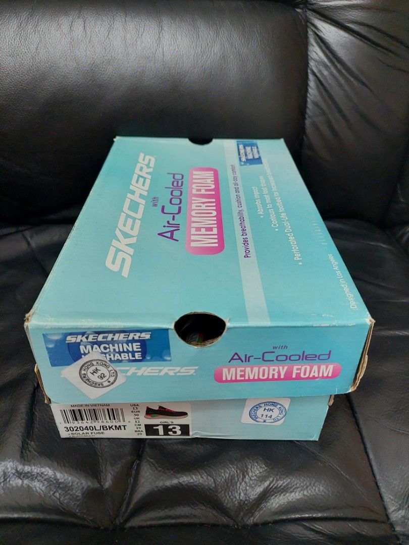 Skechers air cooled memory foam hk discount