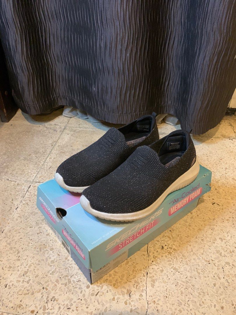 Skechers ultra flex online moon glimmer women's shoes