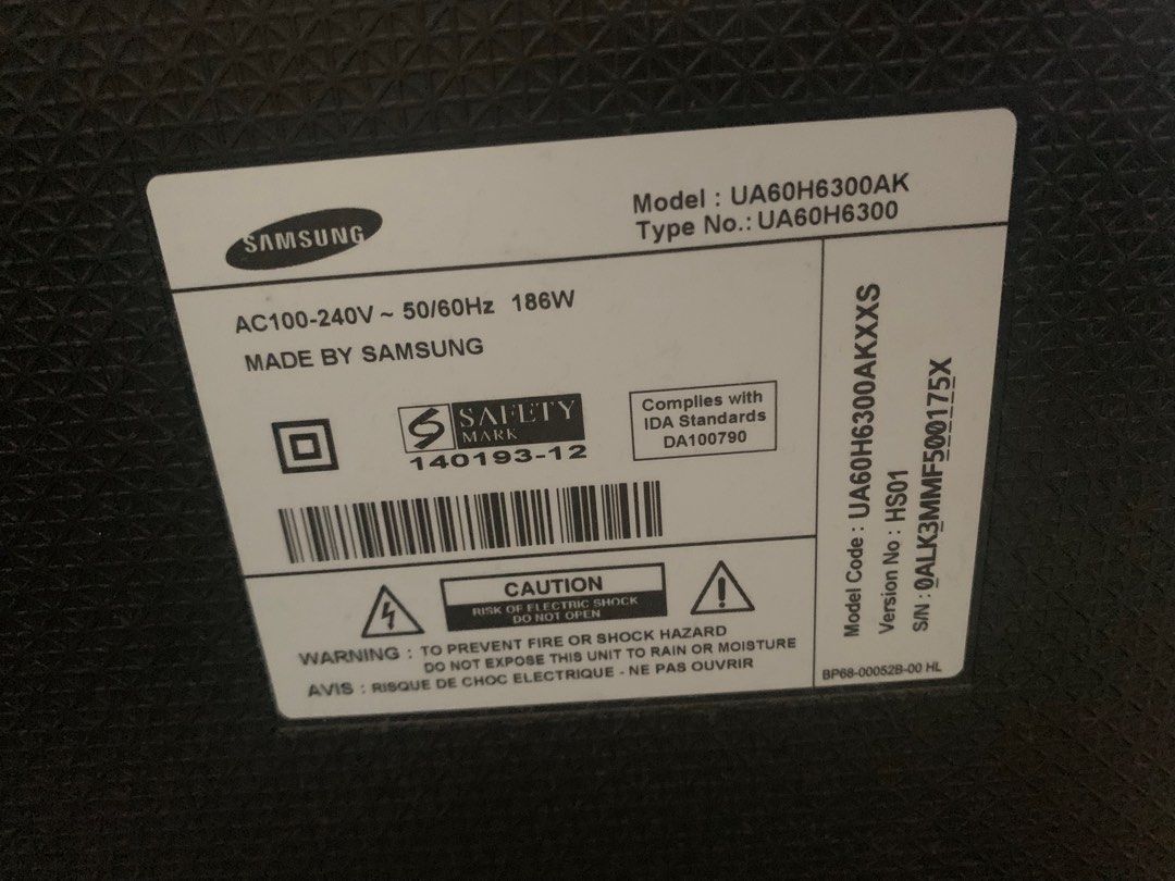 SMART tv 60 inch Samsung, TV & Home Appliances, TV & Entertainment, TV