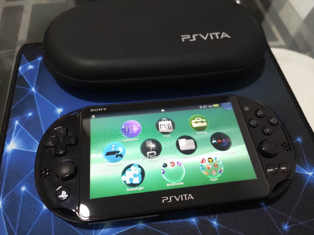 Sony PlayStation Vita 2000 Black 128GB Henkaku (Jailbreak/Modded