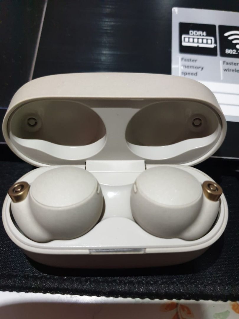 Sony WF1000XM4 Wireless Noise Cancelling Headphones Earbuds XM4, Audio