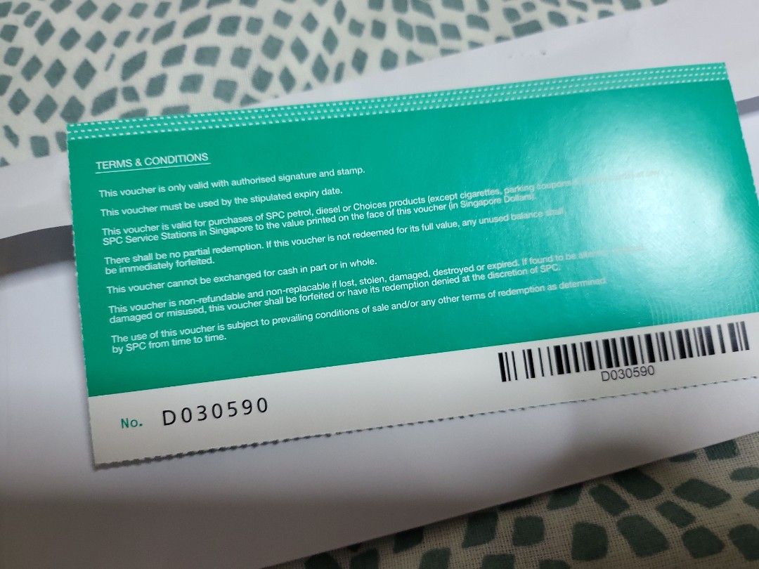 SPC voucher worth 50, Tickets & Vouchers, Vouchers on Carousell