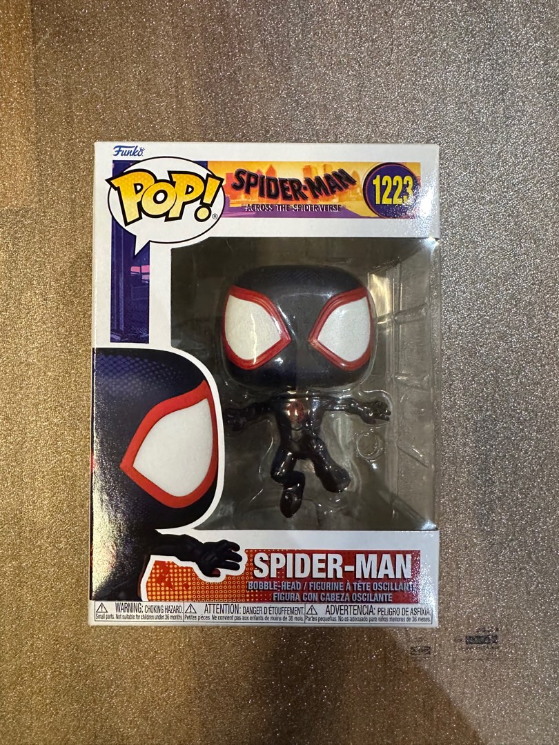 Spider-Man Miles Morales Spiderverse Marvel Funko POP 1223, Hobbies ...