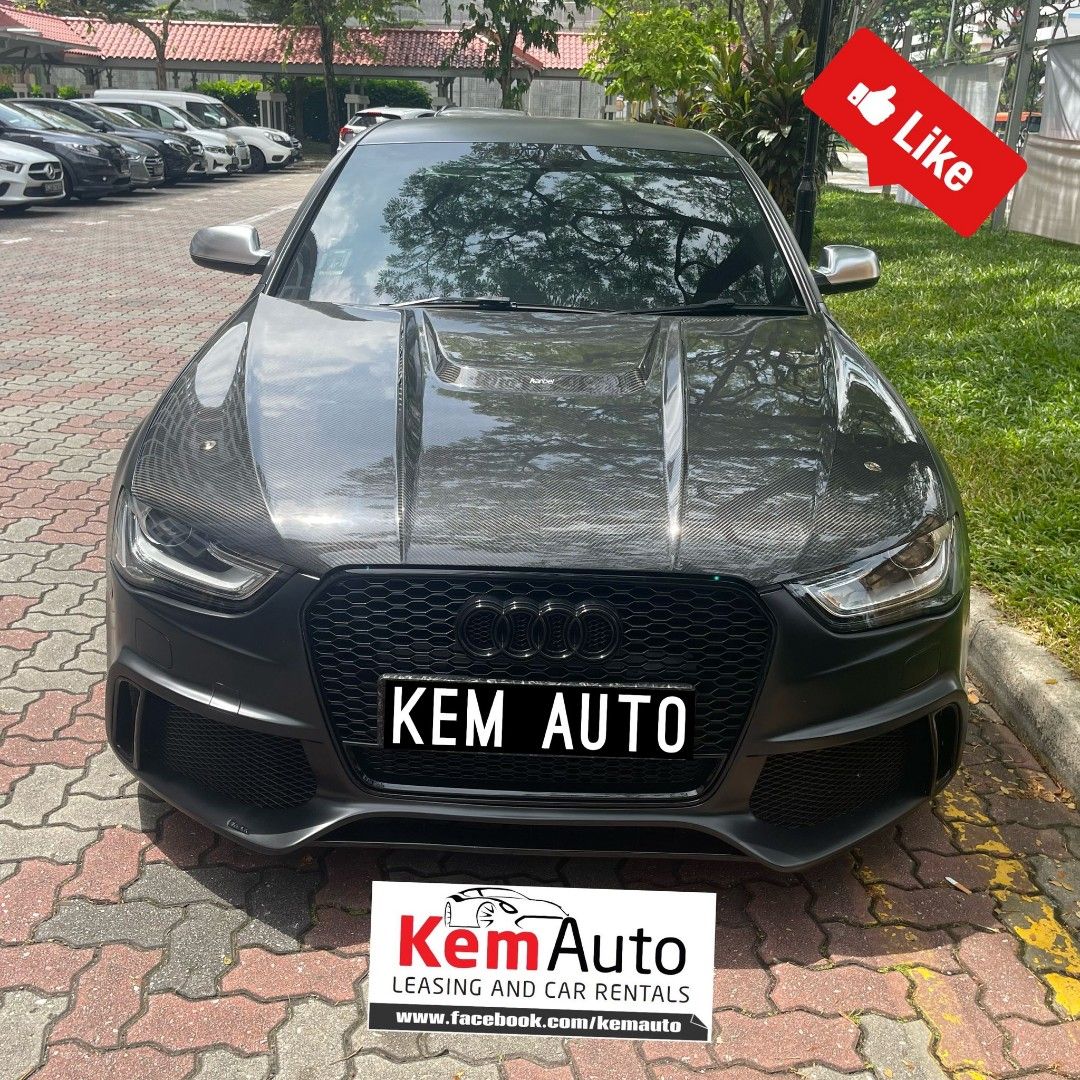 Sporty Mod Audi A4 B8.5 1.8L stage 3 tuned Bastuck Exhaust for