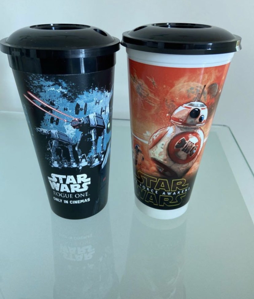 Insulated Tumbler & Screw-On Lid & Straw- Kylo Ren- Star Wars The Force Awakens, Black