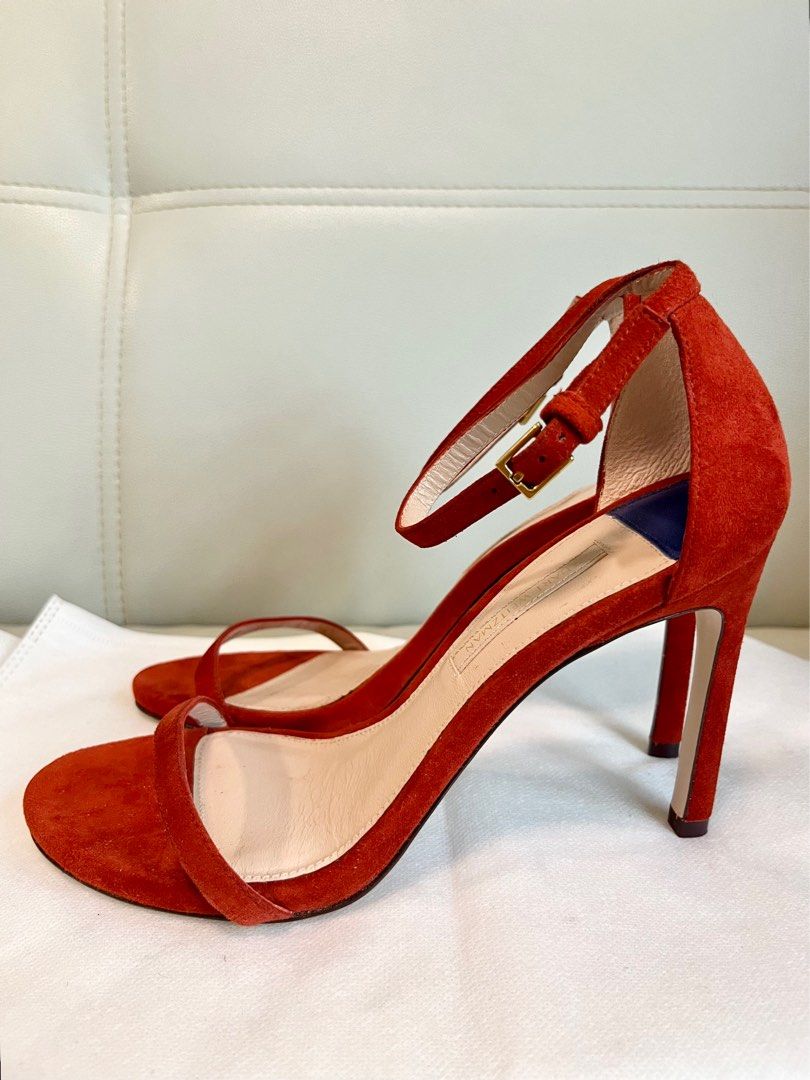 Stuart Weitzman nudist sandals heels size 36.5