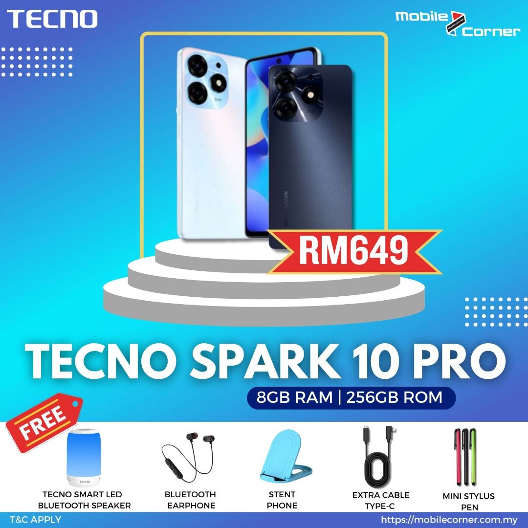 TECNO SPARK 10 PRO (8GB + 256GB)