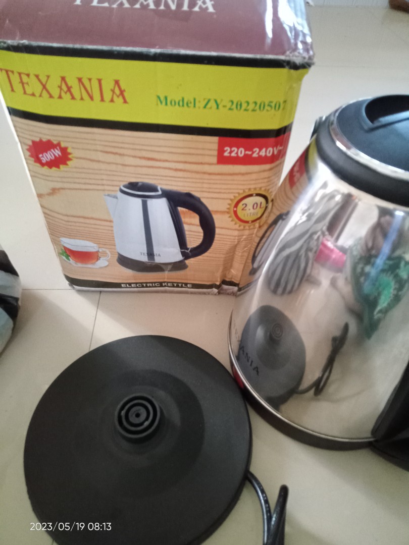 Texania Teko Listrik Electrik Kettle Kitchen And Appliances Di Carousell 7152