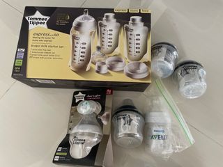 Tommee Tippee Bottles and Breast Milk Starter set