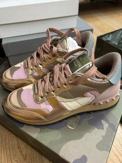 Valentino Camouflage Rockstud runners