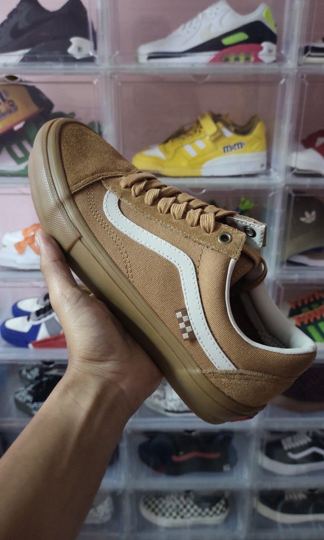 Vans Skate Old Skool Light Brown Men s Fashion Footwear