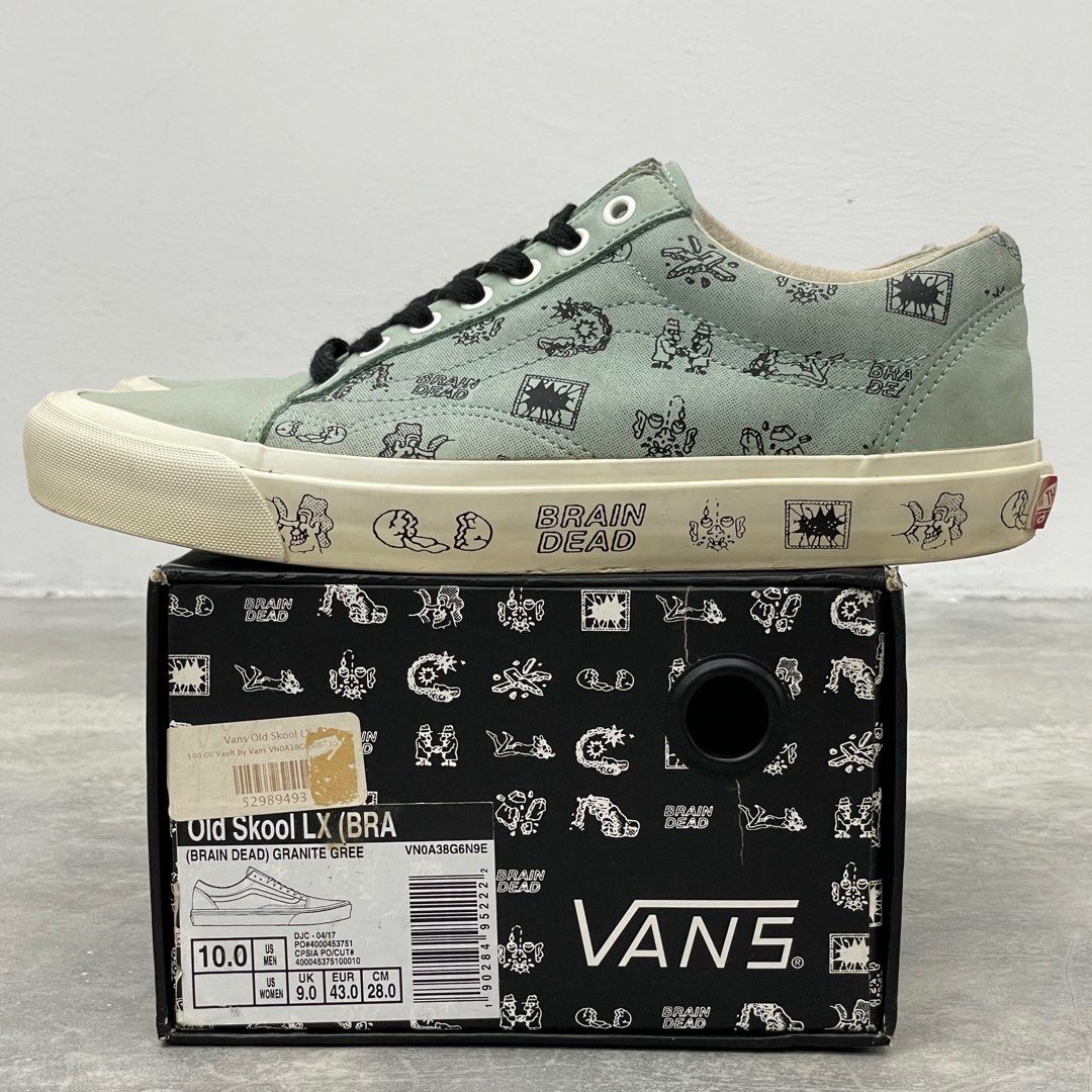 Vans Vault X Brain Dead Old Skool LX UK9 US10 not era authentic slip on sk8 hi anaheim factory