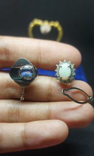Vintage Genuine Opal pins
