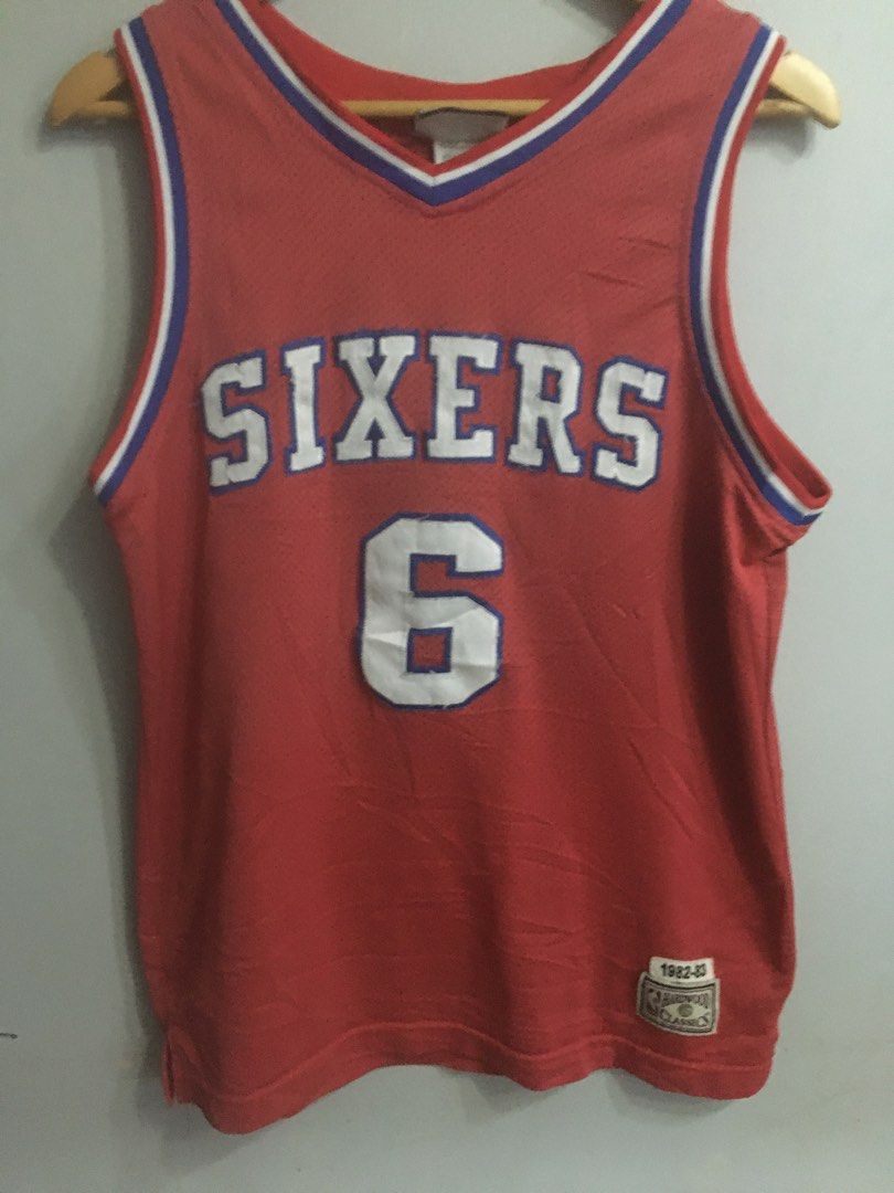 Sixers erving sale jersey