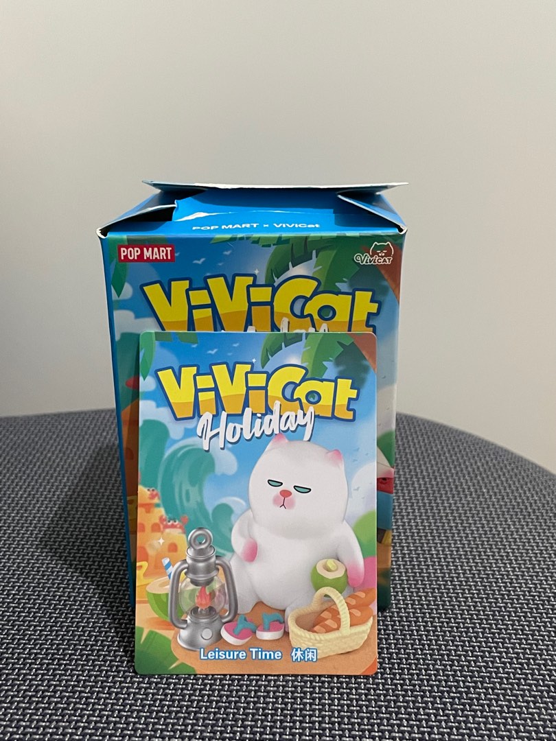 ViViCat Holiday 盲盒Popmart (Leisure Time休閒), 興趣及遊戲, 玩具