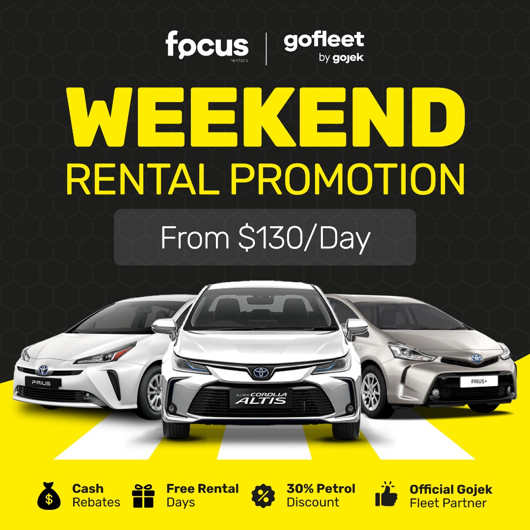 Weekend Rental Promotion - Min 3 days, Cars, Car Rental on Carousell