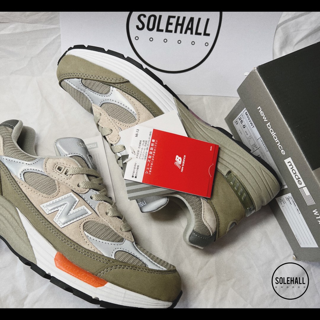 WTAPS x New Balance 992 “olive Drab”, 男裝, 鞋, 波鞋- Carousell