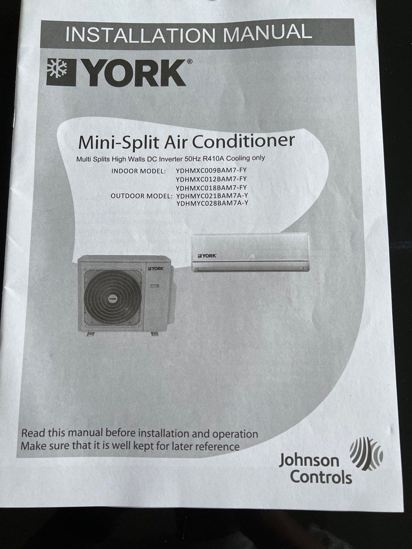 York System 4 Aircon, TV & Home Appliances, Air Conditioners & Heating