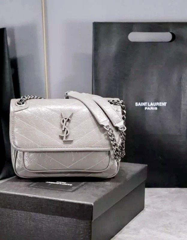 YSL MADE IN FRANCE COMPLETE DUSTBAG BOX WITH SERIAL NUMBER on Carousell