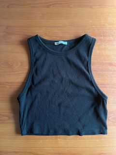 Zara Black Crop Top