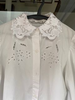 ZARA white blouse