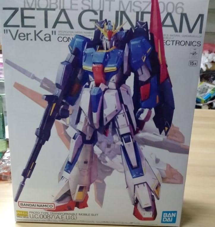 ZETA GUNDAM VER.KA MG 1/100 GUNPLA BANDAI, Hobbies & Toys, Toys & Games ...