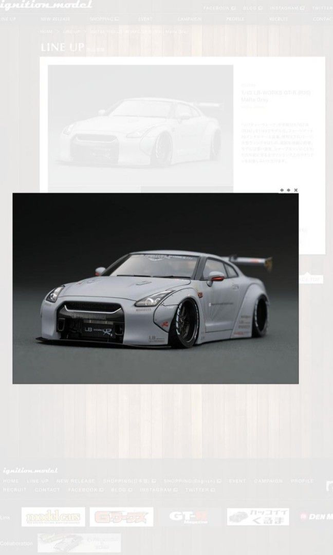 1/43 ignition model gtr r35 liberty walk 1.0 zero fighter, 興趣及