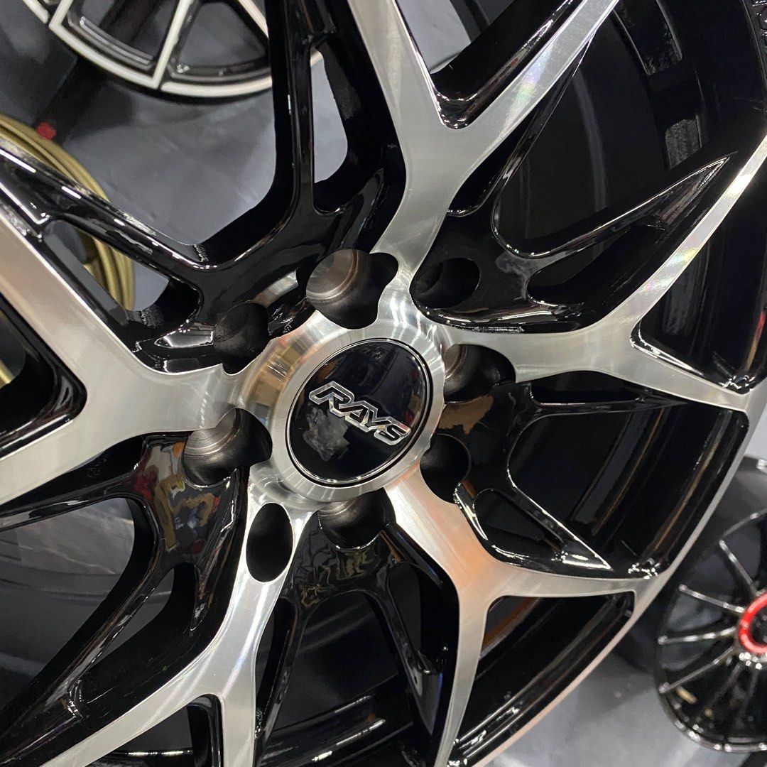 Sport Rim Paper 15’ Rays Design sport rim 4x100 4x114.3, Car Accessories, Tyres & Rims ...