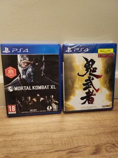 2 PS4/PS5 Games (Mortal Kombat, Onimusha)