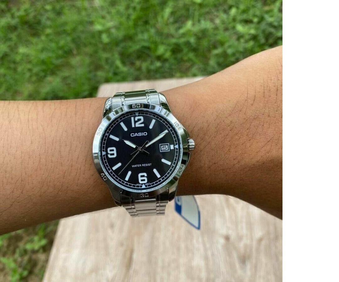 2 YEARS WARRANTY CASIO ORIGINAL MTP V004D 1B2 ANALOG MEN S WATCH