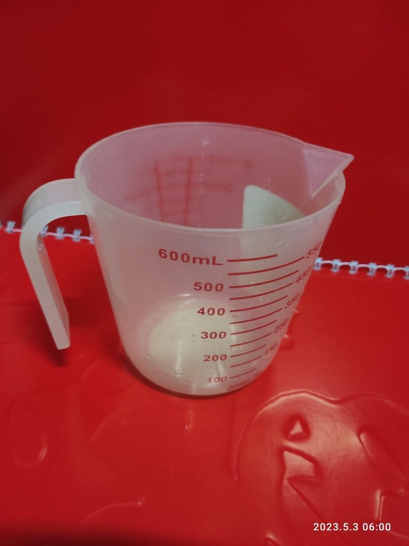 3180 （ 600ml /20塑膠量杯 plastic measuring jug（自取）15, 傢俬＆家居, 廚具和餐具, 廚水杯