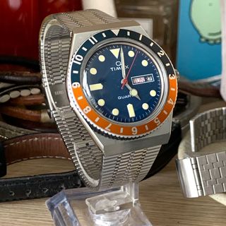 99% new Timex Q reissue Pepsi bezel not gmt64207895787523110