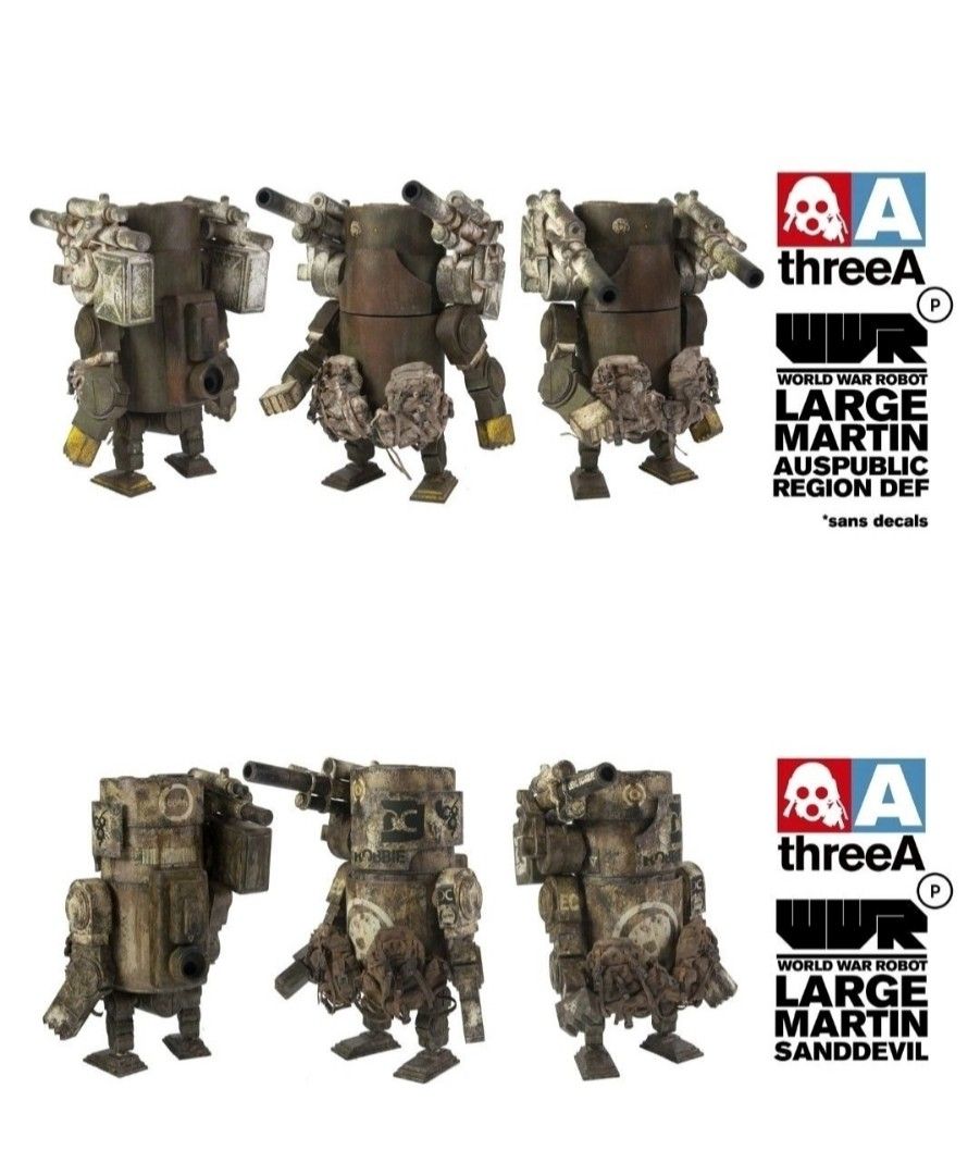 ThreeA WWR  LARGE MARTIN　AUSPUBLIC Damn Large Martin Auspublic Region Def WWRp by Ashley Wood