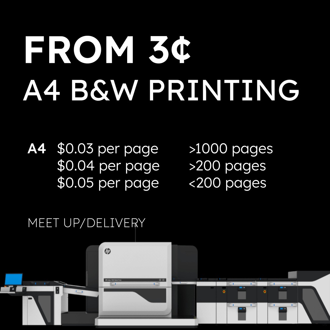 A4 B&W Printing, Business Services, Printing, Design & Marketing on