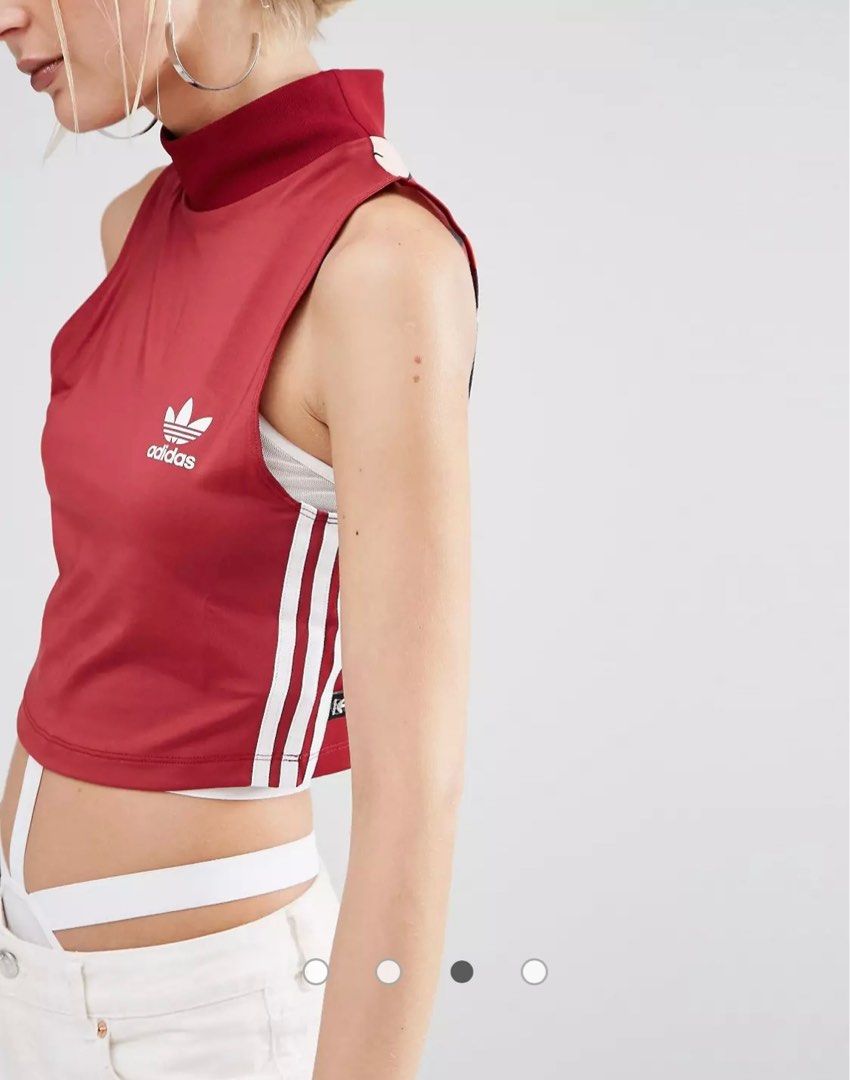 Adidas rita ora crop top sales