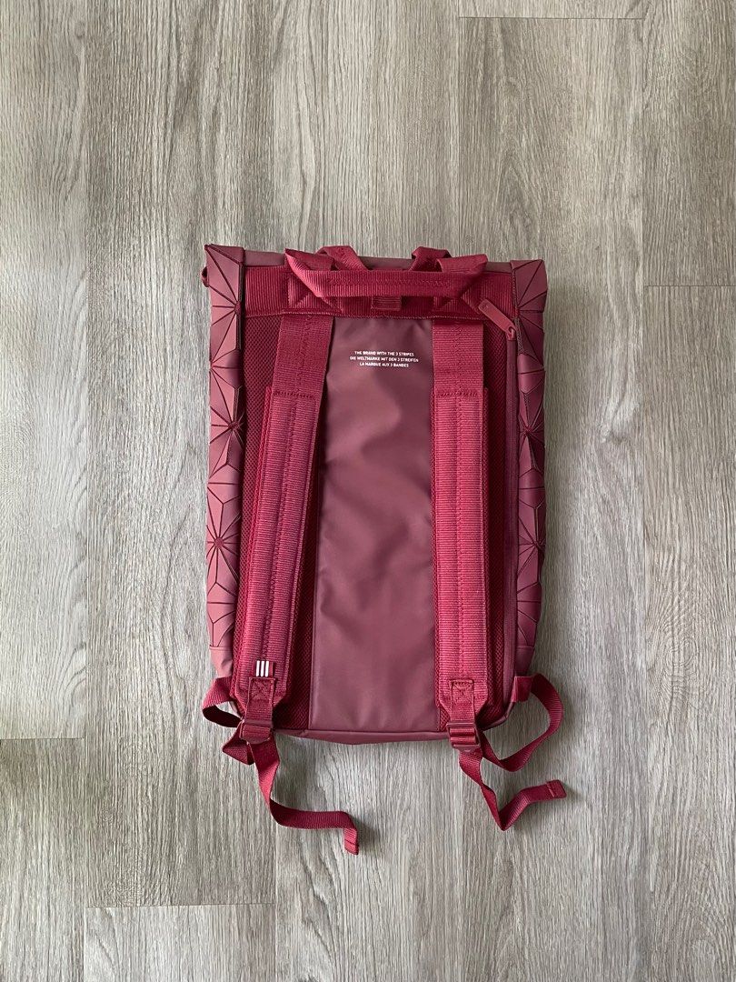 Maroon sales adidas backpack
